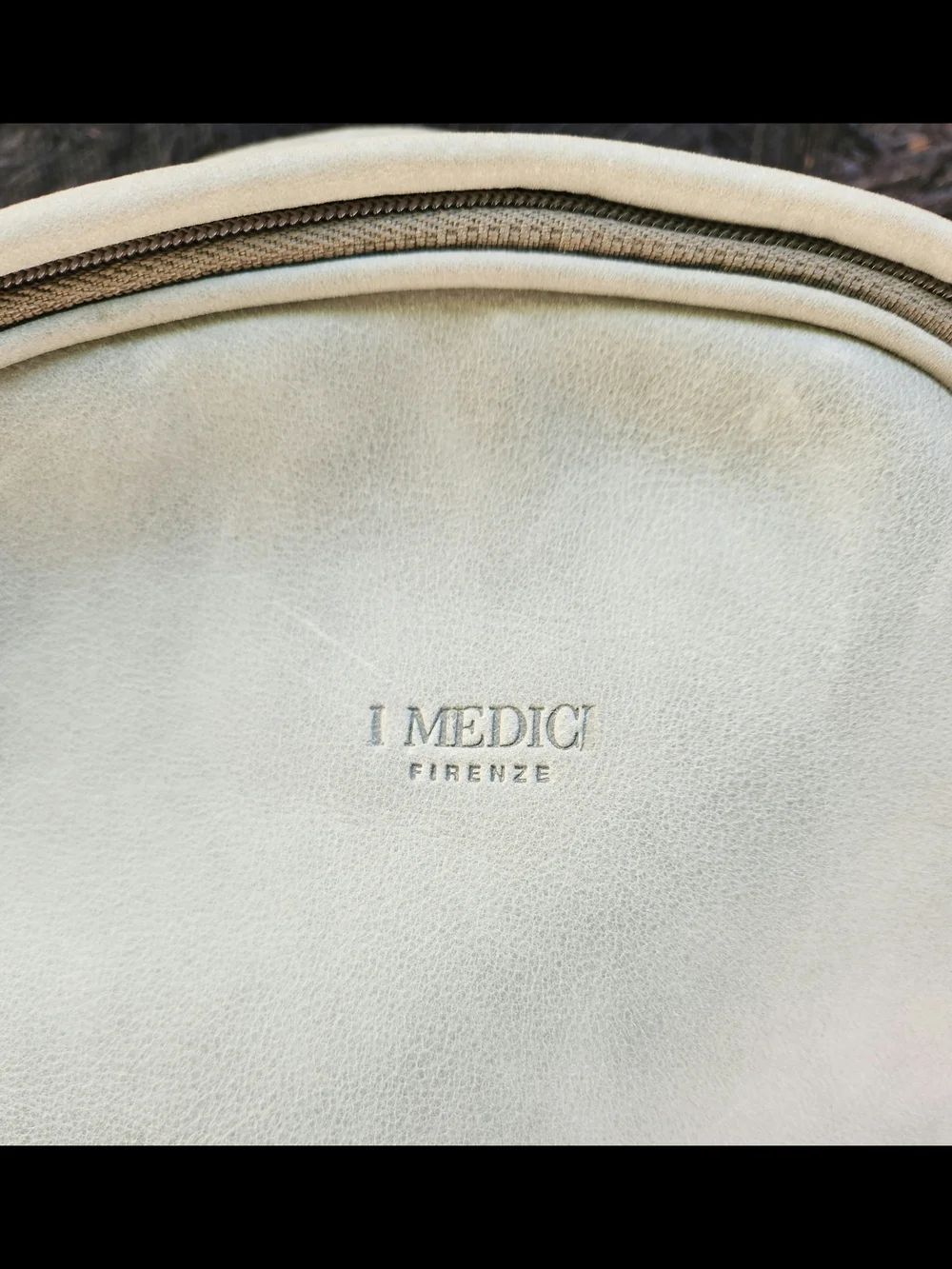 I Medici Firenze Verde Leather Backpack